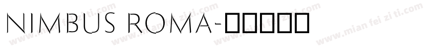 nimbus roma字体转换
